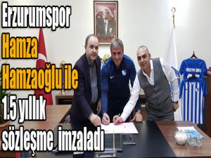 BB Erzurumspor, Hamza Hamzaoğlu ile 1.5 yıllık sözleşme imzaladı