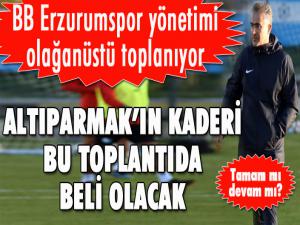 BB Erzurumspor yönetimi olağanüstü toplanıyor