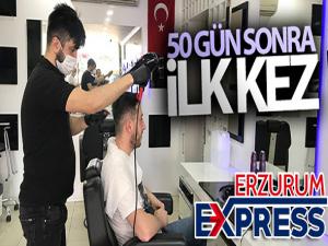 Berberler 50 gün sonra ilk müşterilerini almaya başladı