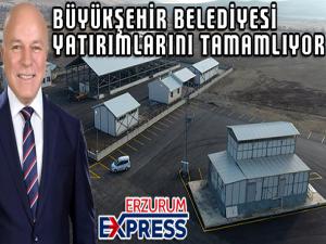 BÜYÜKŞEHİR BELEDİYESİ TEKER TEKER YATIRIMLARINI TAMAMLIYOR