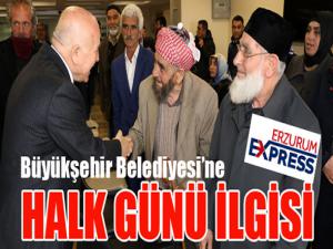 Büyükşehir Belediyesine Halk Günü ilgisi 