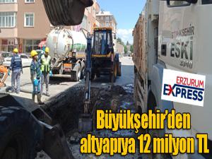 Büyükşehirden altyapıya 12 milyon