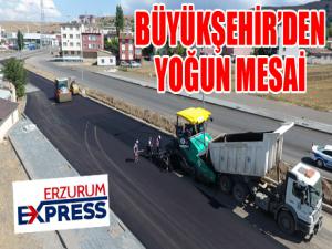 Büyükşehir'den yoğun mesai...