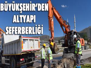 Büyükşehir Erzurumun altyapısını baştan aşağı yeniliyor 