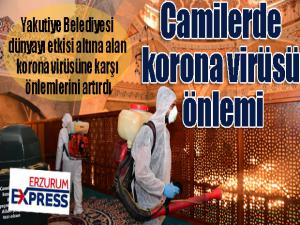 Camilerde korona virüsü önlemi