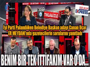 Canan Uçar Er Meydanı'nda gazetecilerin sorularını yanıtladı...