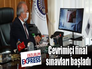 Çevrimiçi final sınavları başladı