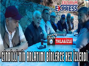 CİNDİLLİ'NİN ANLATIMI BİNLERCE KEZ İZLENDİ 