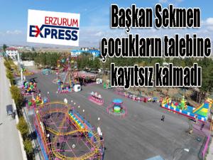 Çocuklar istedi, Başkan Sekmen yaptı