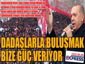 Cumhurbaşkanı Erdoğan Erzurum'da konuştu: Erzurum Türkiye'nin tapusudur...