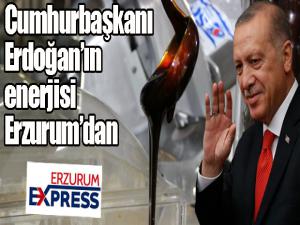 Cumhurbaşkanı Erdoğanın enerjisi Erzurumdan