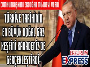 CUMHURBAŞKANI ERDOĞAN MÜJDEYİ VERDİ