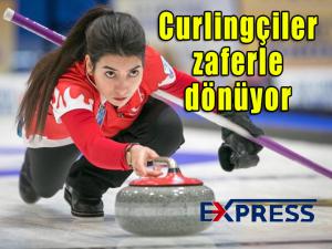 Curlingçiler zaferle dönüyor 