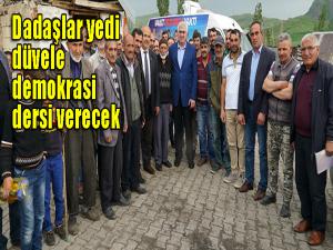 Dadaşlar yedi düvele demokrasi dersi verecek