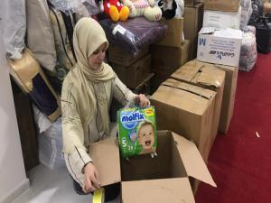 Depremzedeler için toplanan yardımlar AFADa teslim edildi