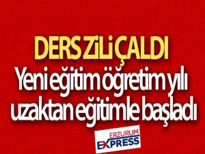Ders zili çaldı: Yeni eğitim-öğretim yılı uzaktan eğitimle başladı