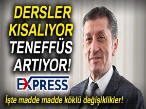 Dersler kısalıyor, teneffüs artıyor