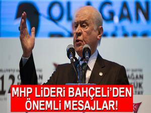 Devlet Bahçeli'den önemli açıklamalar