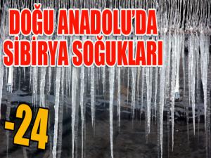 Doğu Anadolu'da Sibirya soğukları