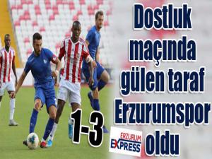 Dostluk maçını Erzurumspor kazandı