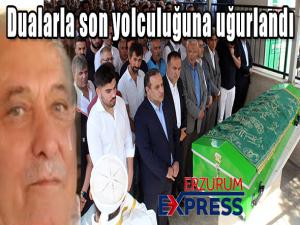 Dualarla son yolculuğuna uğurlandı