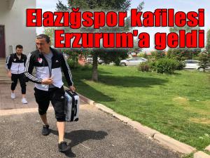 Elazığspor kafilesi Erzurum'a geldi