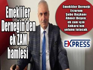 Emekliler Derneğin'den ek zam hamlesi 