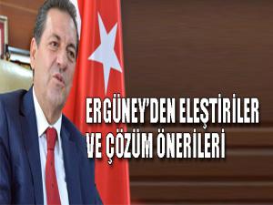 ERGÜNEYDEN ELEŞTİRİLER VE ÇÖZÜM ÖNERİLERİ