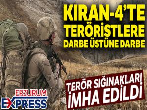 Erzincan'da terör sığınak ve barınakları imha edildi