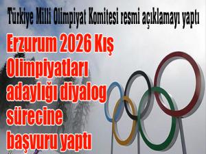 Erzurum 2026 Kış Olimpiyatları Adaylığı Diyalog Sürecine Başvuru Yaptı