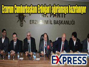 Erzurum Cumhurbaşkanı Erdoğanı ağırlamaya hazırlanıyor 