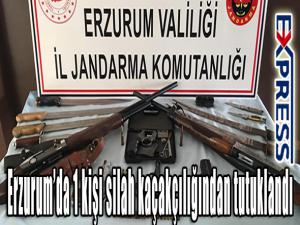 Erzurumda 1 kişi silah kaçakçılığından tutuklandı 
