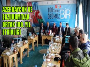 Erzurumda 100ümüz Özümüz Bir toplantısı