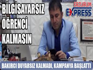 ERZURUM'DA BİLGİSAYARSIZ ÇOCUK KALMASIN!