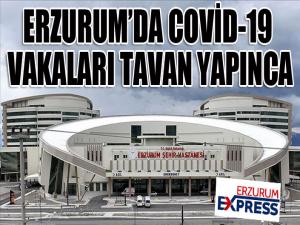 Erzurum'da Covıd-19 vakaları tavan yapınca...