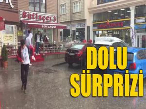 Erzurumda dolu sürprizi