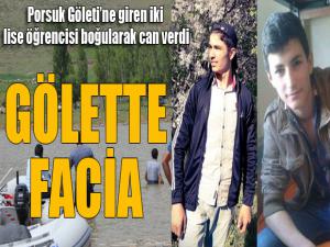 Erzurumda gölete giren 2 lise öğrencisi boğuldu 