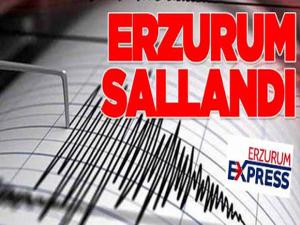 Erzurum'da hafif şiddetli deprem