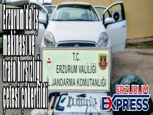  Erzurumda iş makinası ve trafo hırsızlığı çetesi çökertildi