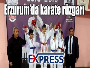 Erzurumda karate rüzgarı 