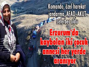  Erzurum'da kaybolan iki çocuk annesi her yerde aranıyor 