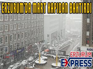 Erzurumda Mart kapıdan baktırdı