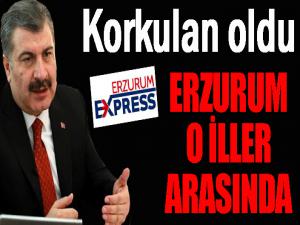 Erzurum da o illerin arasında!