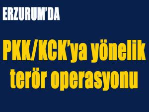 Erzurumda PKK/KCKya yönelik terör operasyonu 