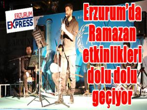 Erzurumda Ramazan etkinlikleri dolu dolu geçiyor