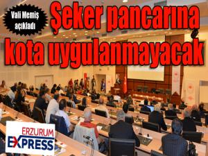Erzurumda Şeker Pancarı Üretiminin Değerlendirilmesi Çalıştayı yapıldı