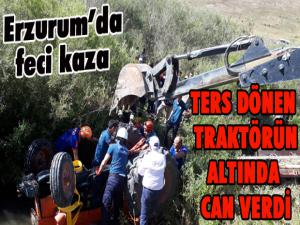 Erzurumda trafik kazası: 1 ölü