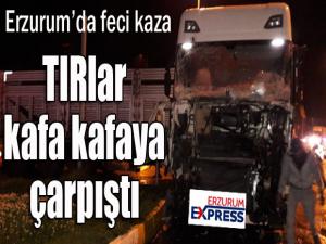 Erzurumda trafik kazası: 2 yaralı