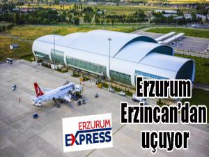 Erzurum - Erzincandan uçuyor