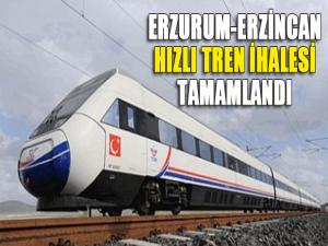 Erzurum-Erzincan Hızlı Tren İhalesi tamamlandı...